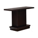 Reston Pedestal Sofa Table Cappuccino - Casa Morelos / Coahuila Furniture (Oklahoma City, OK)