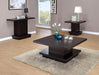 Reston Pedestal Sofa Table Cappuccino - Casa Morelos / Coahuila Furniture (Oklahoma City, OK)