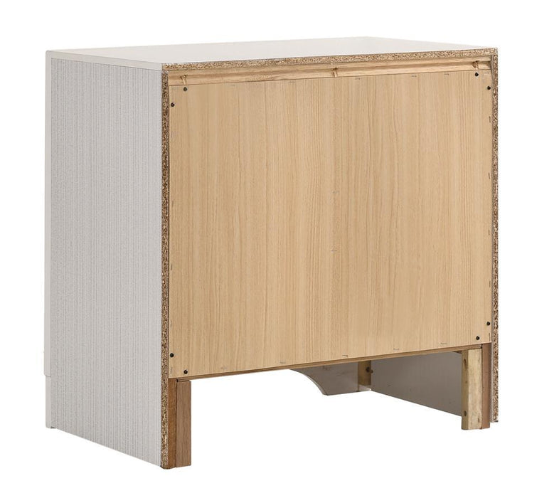 Miranda 2-drawer Nightstand Tray White - Casa Morelos / Coahuila Furniture (Oklahoma City, OK)