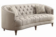 Avonlea Sloped Arm Upholstered Sofa Trim Grey - Casa Morelos / Coahuila Furniture (Oklahoma City, OK)