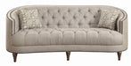 Avonlea Sloped Arm Upholstered Sofa Trim Grey - Casa Morelos / Coahuila Furniture (Oklahoma City, OK)