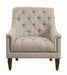 Avonlea Sloped Arm Upholstered Chair Grey - Casa Morelos / Coahuila Furniture (Oklahoma City, OK)