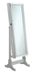 Elle Jewelry Cheval Mirror with Crytal Trim Silver - Casa Morelos / Coahuila Furniture (Oklahoma City, OK)