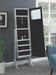 Elle Jewelry Cheval Mirror with Crytal Trim Silver - Casa Morelos / Coahuila Furniture (Oklahoma City, OK)