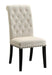 Alana Tufted Back Upholstered Side Chairs Beige (Set of 2) - Casa Morelos / Coahuila Furniture (Oklahoma City, OK)