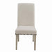 Salem Upholstered Side Chairs Rustic Smoke and Grey (Set of 2) - Casa Morelos / Coahuila Furniture (Oklahoma City, OK)