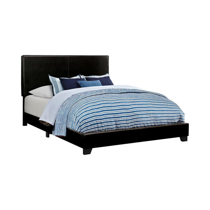 Dorian Upholstered California King, E.King, & Queen Bed Black, Brown, & Grey - Casa Morelos / Coahuila Furniture (Oklahoma City, OK)