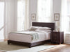 Dorian Upholstered California King, E.King, & Queen Bed Black, Brown, & Grey - Casa Morelos / Coahuila Furniture (Oklahoma City, OK)