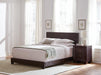 Dorian Upholstered California King, E.King, & Queen Bed Black, Brown, & Grey - Casa Morelos / Coahuila Furniture (Oklahoma City, OK)