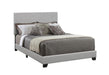 Dorian Upholstered California King, E.King, & Queen Bed Black, Brown, & Grey - Casa Morelos / Coahuila Furniture (Oklahoma City, OK)