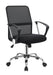Gerta Office Chair with Mesh Backrest Black and Chrome - Casa Morelos / Coahuila Furniture (Oklahoma City, OK)