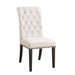 Alana Upholstered Side Chairs Beige and Smokey Black (Set of 2) - Casa Morelos / Coahuila Furniture (Oklahoma City, OK)