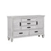 Franco 5-drawer Dresser Antique White - Casa Morelos / Coahuila Furniture (Oklahoma City, OK)