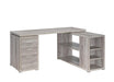 Yvette L-shape Office Desk Grey Driftwood - Casa Morelos / Coahuila Furniture (Oklahoma City, OK)