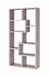 Theo 10-shelf Bookcase Grey Driftwood - Casa Morelos / Coahuila Furniture (Oklahoma City, OK)