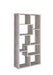 Theo 10-shelf Bookcase Grey Driftwood - Casa Morelos / Coahuila Furniture (Oklahoma City, OK)
