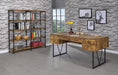 Analiese 4-shelf Open Bookcase Antique Nutmeg - Casa Morelos / Coahuila Furniture (Oklahoma City, OK)