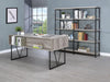 Analiese 4-shelf Open Bookcase Grey Driftwood - Casa Morelos / Coahuila Furniture (Oklahoma City, OK)
