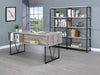 Analiese 4-shelf Open Bookcase Grey Driftwood - Casa Morelos / Coahuila Furniture (Oklahoma City, OK)