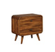 Robyn 2-drawer Nightstand Dark Walnut - Casa Morelos / Coahuila Furniture (Oklahoma City, OK)