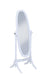 Foyet Oval Cheval Mirror White - Casa Morelos / Coahuila Furniture (Oklahoma City, OK)