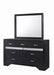 Miranda 7-drawer Dresser Black and Rhinestone - Casa Morelos / Coahuila Furniture (Oklahoma City, OK)