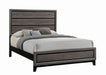 Watson Eastern King & Queen Bed Grey Oak and Black - Casa Morelos / Coahuila Furniture (Oklahoma City, OK)