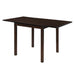 Kelso Rectangular Dining Table with Drop Leaf Cappuccino - Casa Morelos / Coahuila Furniture (Oklahoma City, OK)