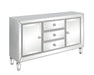 Leticia 3-drawer Accent Cabinet Silver - Casa Morelos / Coahuila Furniture (Oklahoma City, OK)
