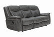 Conrad Upholstered Motion Sofa Cool Grey - Casa Morelos / Coahuila Furniture (Oklahoma City, OK)