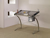 Melo 3-Drawer Drafting Desk Champagne - Casa Morelos / Coahuila Furniture (Oklahoma City, OK)