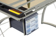 Melo 3-Drawer Drafting Desk Champagne - Casa Morelos / Coahuila Furniture (Oklahoma City, OK)