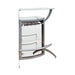 Dallas 2-shelf Home Bar Silver and Frosted Glass - Casa Morelos / Coahuila Furniture (Oklahoma City, OK)