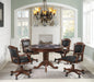 Turk 3-in-1 Round Pedestal Game Table Tobacco - Casa Morelos / Coahuila Furniture (Oklahoma City, OK)