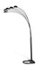 Kayd 5-light Floor Lamp Satin Black - Casa Morelos / Coahuila Furniture (Oklahoma City, OK)