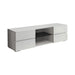 Galvin 4-drawer TV Console Glossy White - Casa Morelos / Coahuila Furniture (Oklahoma City, OK)