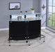 Keystone Glass Top Bar Unit Black - Casa Morelos / Coahuila Furniture (Oklahoma City, OK)