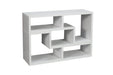 Velma Convertible TV Console and Bookcase White - Casa Morelos / Coahuila Furniture (Oklahoma City, OK)
