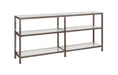 Kate 2-tier Bookcase Black Nickel - Casa Morelos / Coahuila Furniture (Oklahoma City, OK)