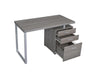 Brennan 3-drawer Office Desk Weathered Grey - Casa Morelos / Coahuila Furniture (Oklahoma City, OK)