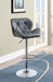 Berrington Adjustable Bar Stools Chrome and Grey (Set of 2) - Casa Morelos / Coahuila Furniture (Oklahoma City, OK)