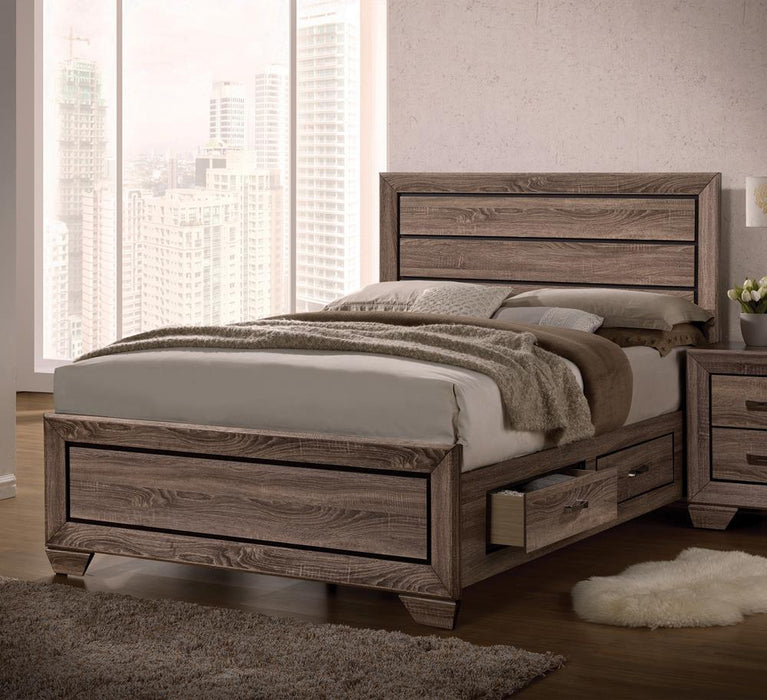 Kauffman California King, E.king, & Queen Panel Bed Washed Taupe - Casa Morelos / Coahuila Furniture (Oklahoma City, OK)
