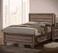 Kauffman California King, E.king, & Queen Panel Bed Washed Taupe - Casa Morelos / Coahuila Furniture (Oklahoma City, OK)