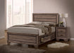 Kauffman California King, E.king, & Queen Panel Bed Washed Taupe - Casa Morelos / Coahuila Furniture (Oklahoma City, OK)