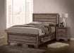 Kauffman California King, Eastren King & Queen Storage Bed Washed Taupe - Casa Morelos / Coahuila Furniture (Oklahoma City, OK)