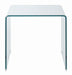 Ripley Square End Table Clear - Casa Morelos / Coahuila Furniture (Oklahoma City, OK)