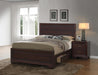 Kauffman California King, Eastren king, & Queen Storage Bed Dark Cocoa - Casa Morelos / Coahuila Furniture (Oklahoma City, OK)