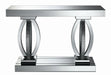 Amalia Rectangular Sofa Table with Shelf Clear Mirror - Casa Morelos / Coahuila Furniture (Oklahoma City, OK)