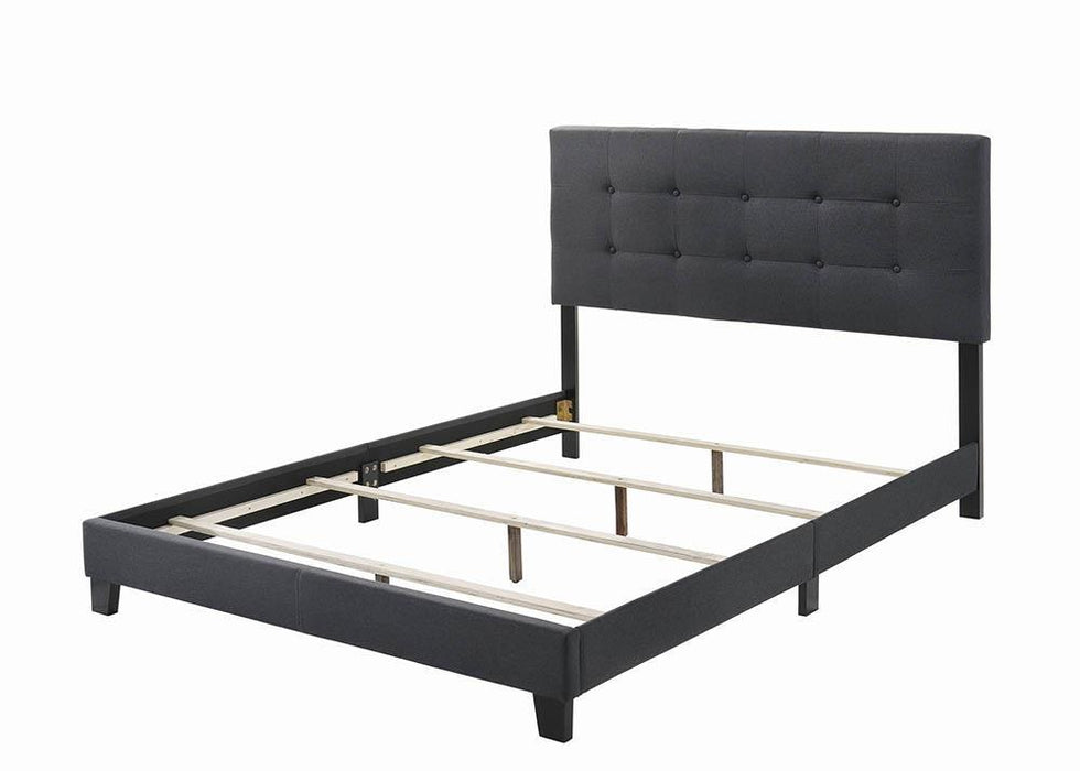 Mapes Tufted Upholstered Eastern King, Queen, Twin & Full Bed Charcoal & Grey - Casa Morelos / Coahuila Furniture (Oklahoma City, OK)