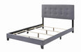 Mapes Tufted Upholstered Eastern King, Queen, Twin & Full Bed Charcoal & Grey - Casa Morelos / Coahuila Furniture (Oklahoma City, OK)
